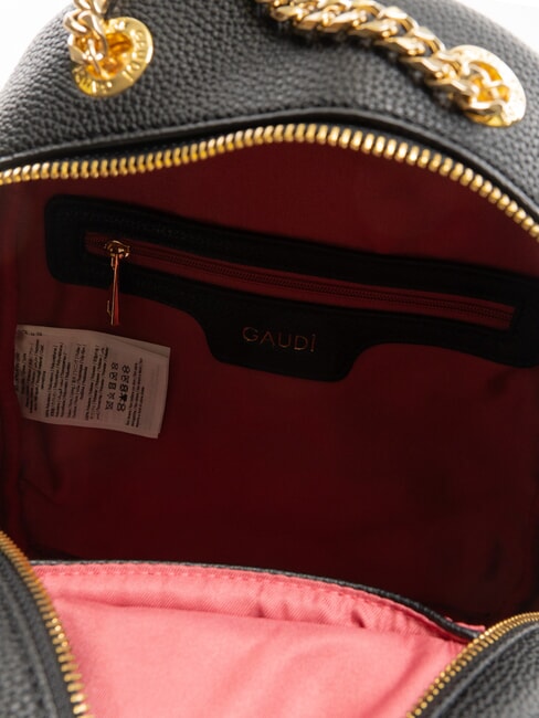 ESMERALDA Backpack with chain handle BLACK - Women’s Bags