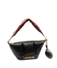 LOVE MOSCHINO PUFFY LOGO Small heart pouch shoulder bag - Women’s Bags
