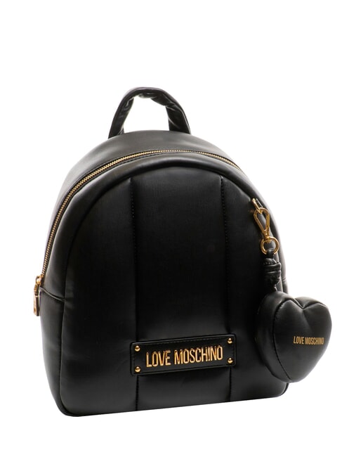 PUFFY LOGO Backpack with heart pouch black/red/black - Women’s Bags