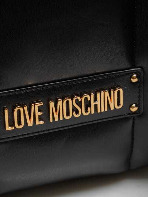 PUFFY LOGO Backpack with heart pouch black/red/black - Women’s Bags