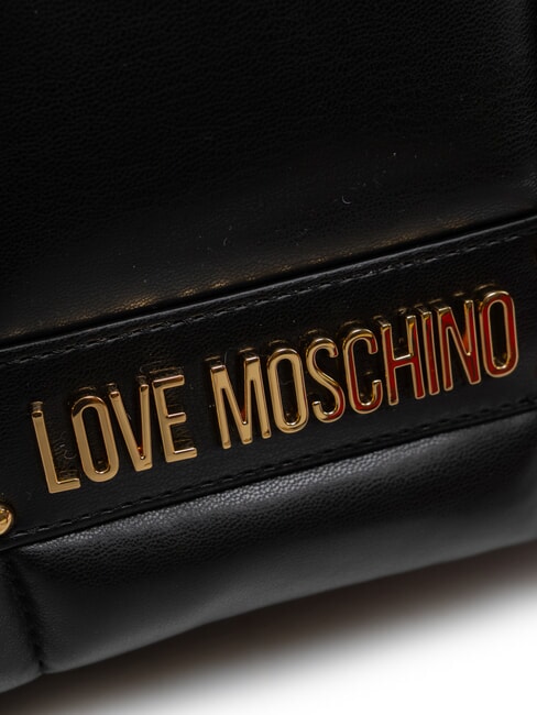 PUFFY LOGO Shoulder bag with heart pouch black/red/black - Women&rsquo;s Bags