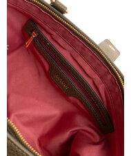 GAUDÌ ELVIRA Shoulder shopping bag MILITARY - Women’s Bags - 5