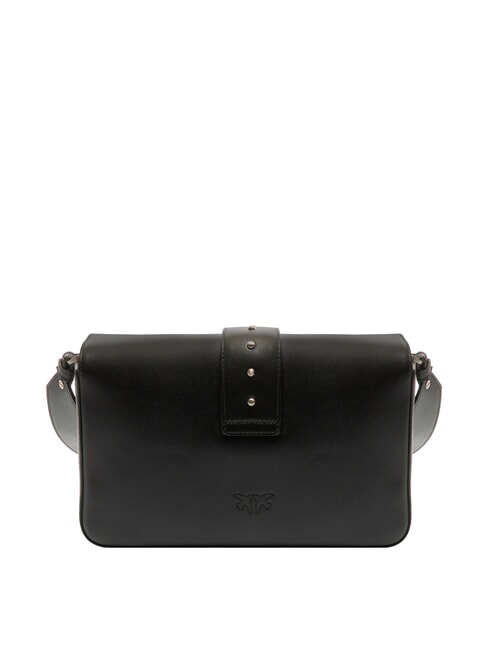 LOVE ONE CLASSIC SLOUCHY Leather shoulder bag black limousine - matt silver - Women&rsquo;s Bags