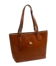 THE BRIDGE STORY DONNA Leather shoulder shopping bag BROWN - Women’s Bags - 2