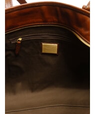 THE BRIDGE STORY DONNA Leather shoulder shopping bag BROWN - Women’s Bags - 5