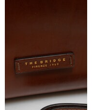 THE BRIDGE IDA Leather satchel bag BROWN - Women&rsquo;s Bags - 3