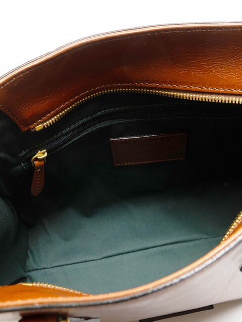 IDA Leather satchel bag BROWN - Women&rsquo;s Bags