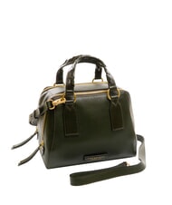 THE BRIDGE INES Leather satchel bag with shoulder strap tirolo abb. gold - Women’s Bags - 2