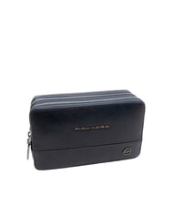 PIQUADRO W136 Men's leather clutch bag with 3 compartments - Tablet holder& Organizer