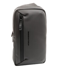 PIQUADRO CORNER SPECIALE GOMMATO  One-shoulder backpack GREY - Laptop backpacks - 4