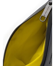 PIQUADRO CORNER SPECIALE GOMMATO Flat clutch bag with cuff blue - Tablet holder& Organizer - 4