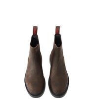 CAMPER DEAN Chelsea boots in nubuck leather dark brown - Men’s shoes - 3