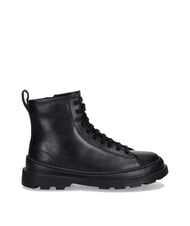 CAMPER BRUTUS+ Leather basketball ankle boots black - Women’s shoes - 2