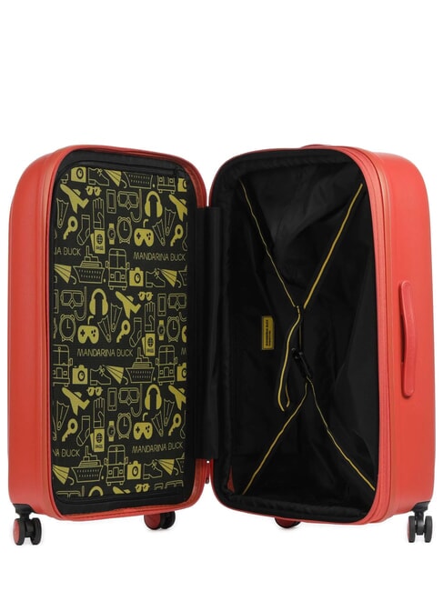 Trolley LOGODUCK +, large, expandable size ginger - Rigid Trolley Cases