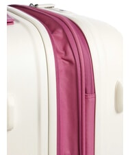 MANDARINA DUCK Trolley LOGODUCK +, medium size, expandable raspberry smoothie - Rigid Trolley Cases - 4