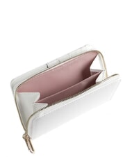 MANDARINA DUCK LUNA Medium wallet in leather optical white - Women’s Wallets - 3