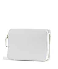 MANDARINA DUCK LUNA Medium wallet in leather optical white - Women’s Wallets - 4