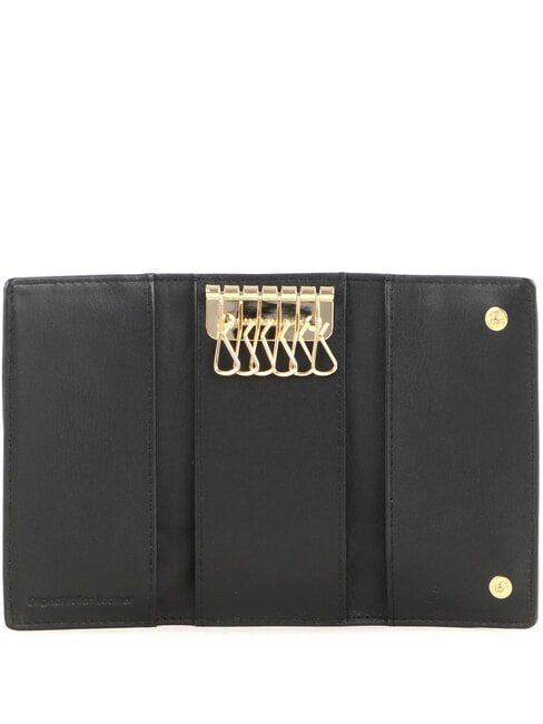 LUNA Leather key case BLACK - Key holders