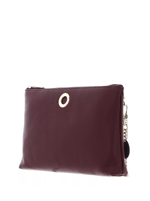 MELLOW Chain shoulder bag in leather windsor wine - Women’s Bags