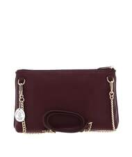 MANDARINA DUCK MELLOW Chain shoulder bag in leather windsor wine - Women’s Bags - 3
