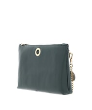 MANDARINA DUCK MELLOW Chain shoulder bag in leather dark forest - Women’s Bags - 2