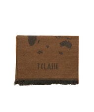 ALVIERO MARTINI PRIMA CLASSE GEO Scarf with fringes chestnut - Scarves - 4