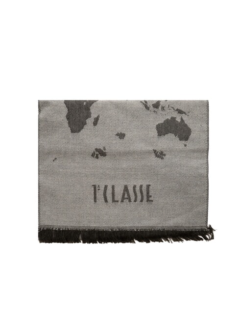 GEO Scarf with fringes sky blue - Scarves