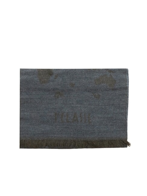 GEO Scarf with fringes lapis blue - Scarves