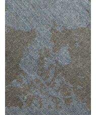 ALVIERO MARTINI PRIMA CLASSE GEO Scarf with fringes lapis blue - Scarves - 5