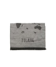 ALVIERO MARTINI PRIMA CLASSE GEO Scarf with fringes GREY - Scarves - 4