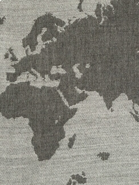 GEO Scarf with fringes GREY - Scarves