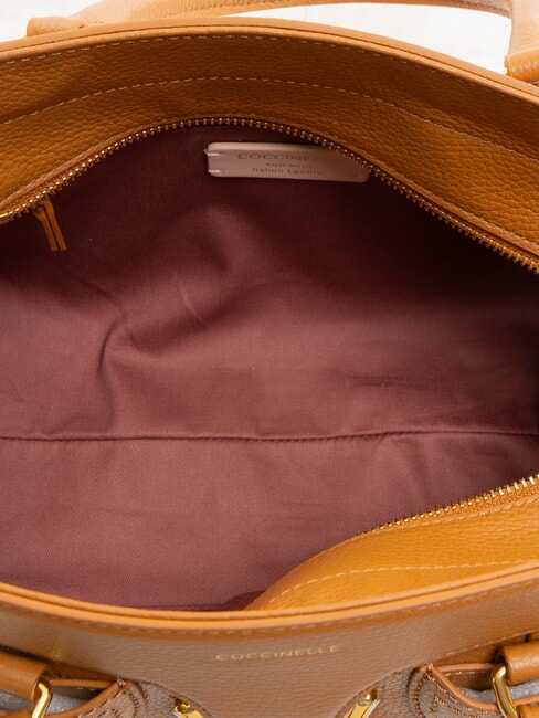 YORK Hammered leather handbag CUIR - Women’s Bags