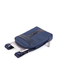 PIQUADRO TRAKAI Ipad mini bag blue - Over-the-shoulder Bags for Men - 3