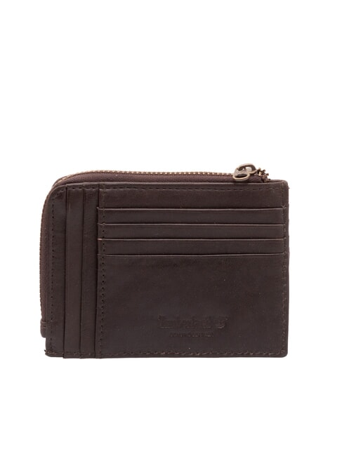 CLASSIC Leather card holder with coin purse dark brown - Men&rsquo;s Wallets