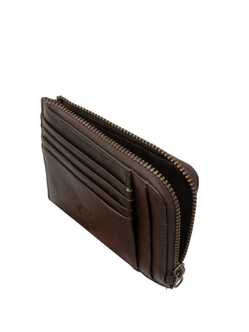 CLASSIC Leather card holder with coin purse dark brown - Men&rsquo;s Wallets