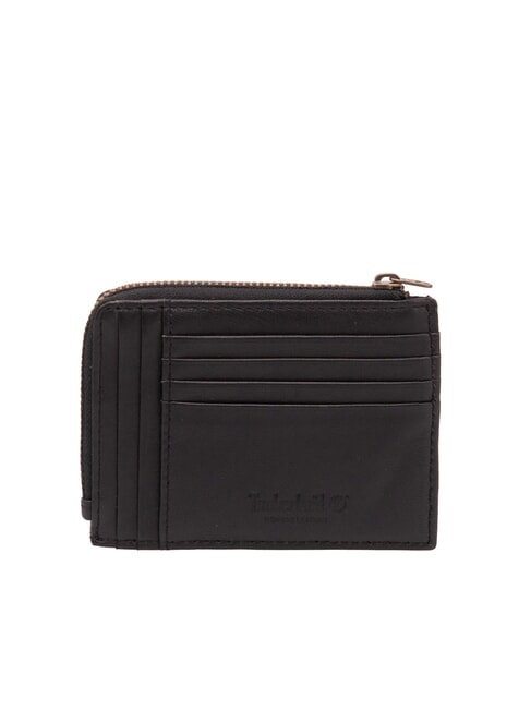 CLASSIC Leather card holder with coin purse black - Men’s Wallets