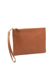 TIMBERLAND SMALL Small leather clutch bag with wristlet cognac - Women&rsquo;s Bags - 2