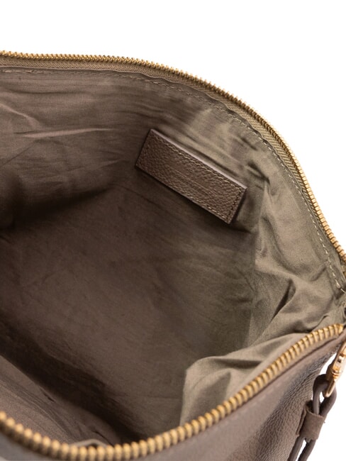 LARGE Large leather clutch bag with wristlet natural - Women&rsquo;s Bags