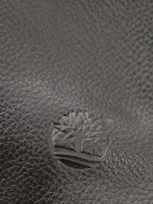 SMALL Small leather clutch bag with wristlet black - Women’s Bags