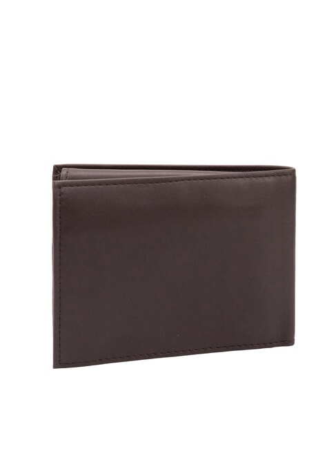 CLASSIC FLAP OVER Leather wallet coin purse dark brown - Men&rsquo;s Wallets