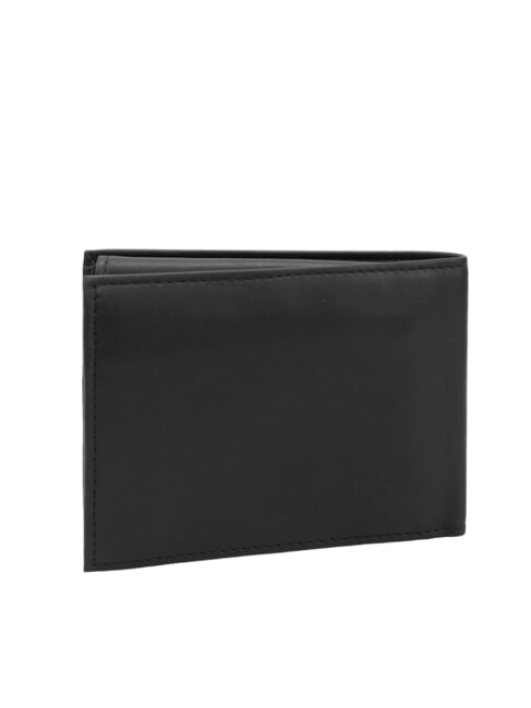 CLASSIC FLAP OVER Leather wallet coin purse black - Men’s Wallets