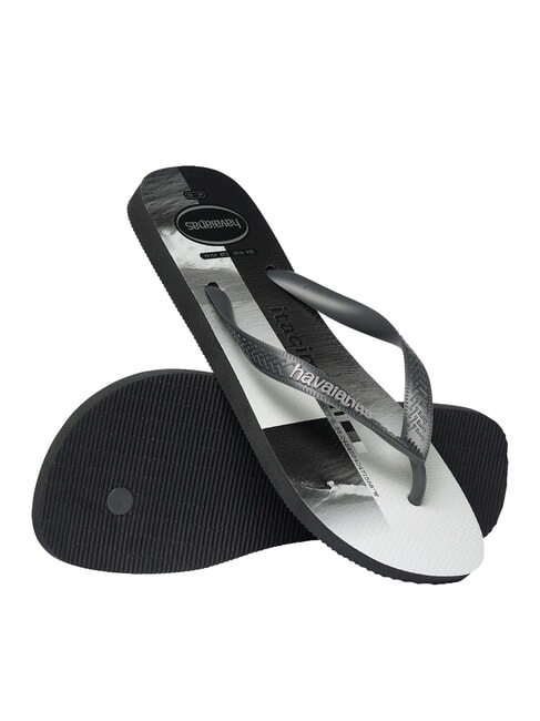 TOP SURFER Flip-flops new graphite/new graphite - Men’s shoes
