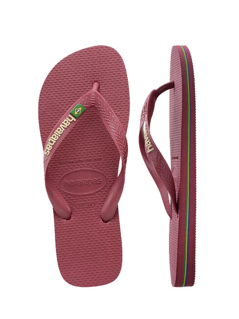BRASIL LOGO Men's flip flops amaranth - Unisex shoes