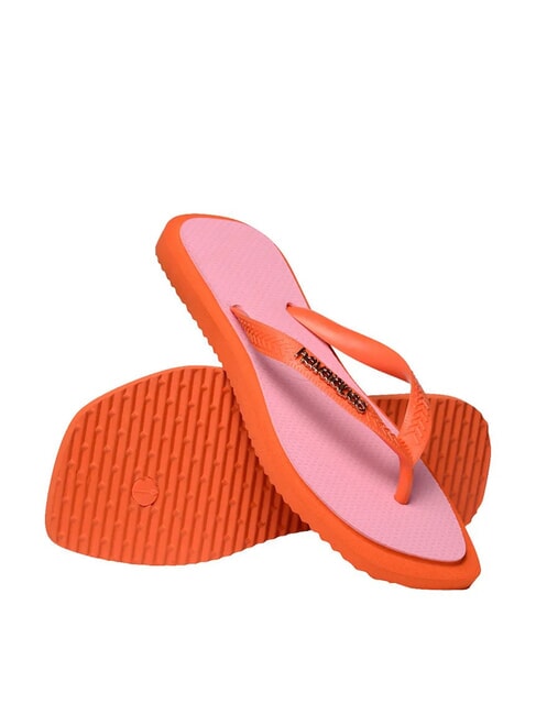 TOP SQUARE FUSION Flip-flops sunset orange - Women&rsquo;s shoes