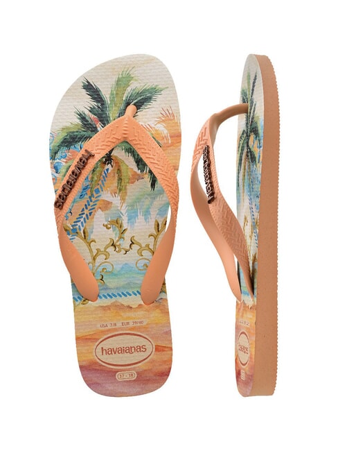TOP TROPICALIA Flip-flops peach - Women’s shoes