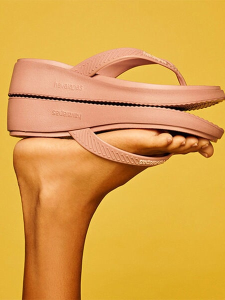 HIGH PLATFORM Flip-flops ballet rose - Women’s shoes