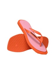 HAVAIANAS TOP SQUARE FUSION Flip-flops sunset orange - Women’s shoes - 5