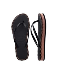 HAVAIANAS SLIM FLATFORM Flip-flops BLACK - Women’s shoes - 4