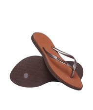 HAVAIANAS SLIM POINT Flip-flops darkbro - Women’s shoes - 3