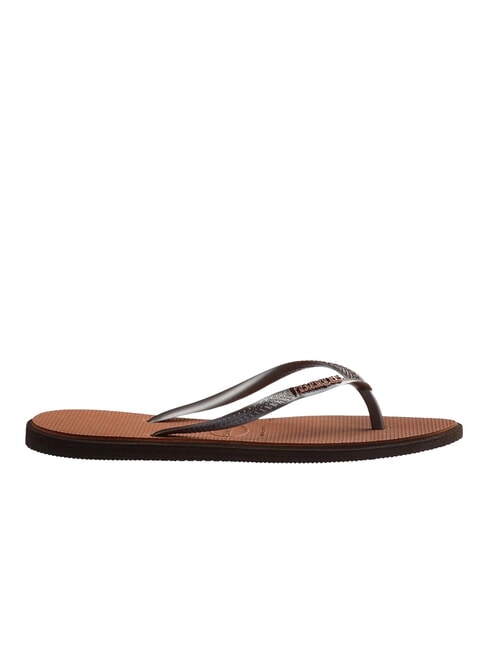 SLIM POINT Flip-flops darkbro - Women&rsquo;s shoes